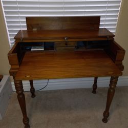 Shaw Spinet Secretary Table 