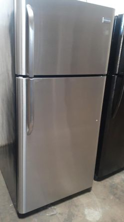 Frigidaire Top Mount Stainless Steel Refrigerator
