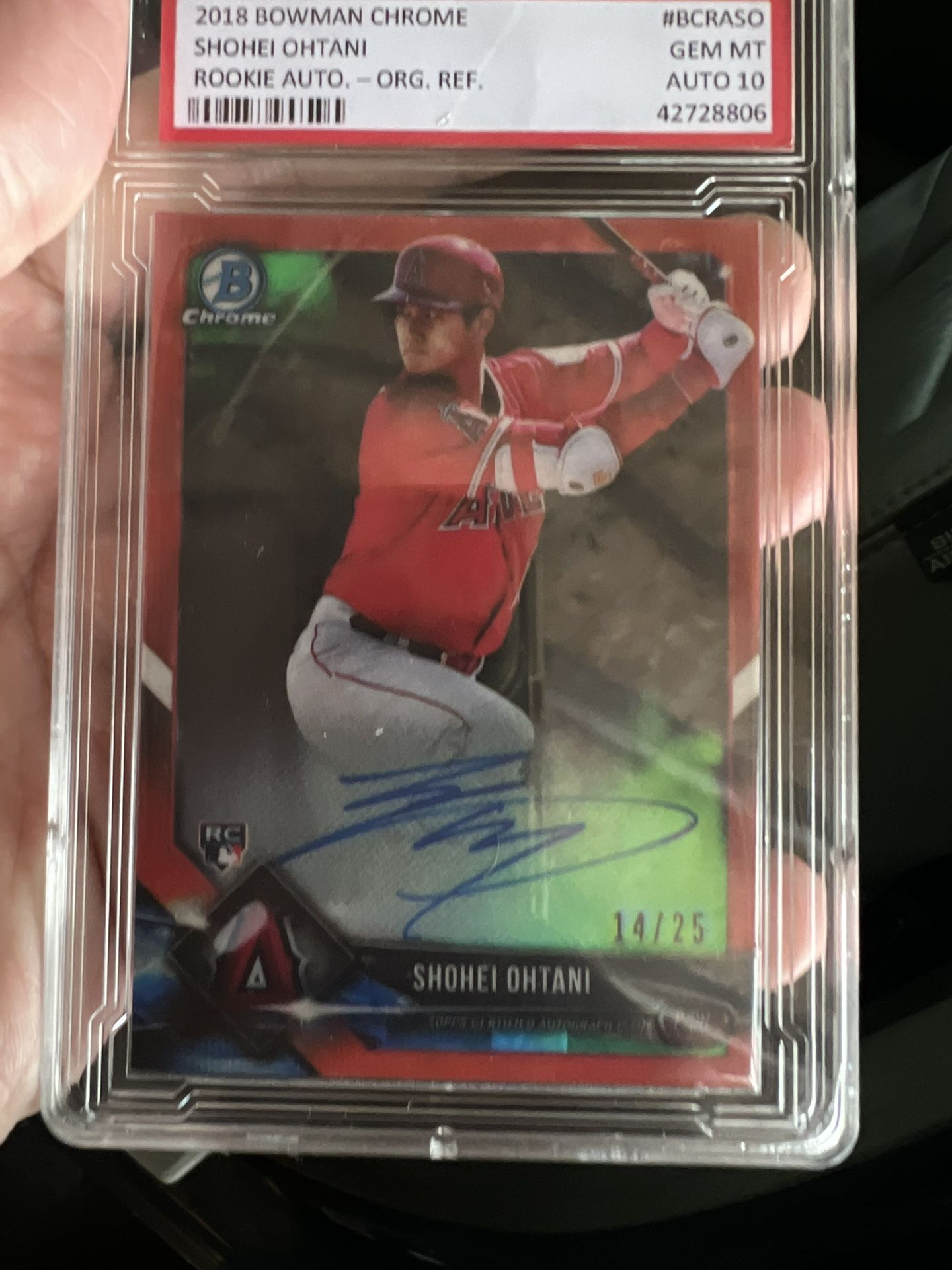 Shohei Ohtani Auto Rc 14/ 25 Gem Mint for Sale in Tewksbury, MA 
