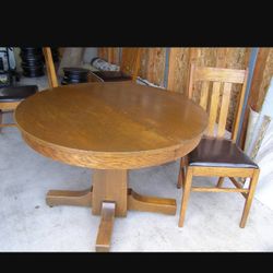 Solid Oak Dining Set