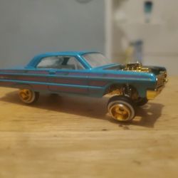 Hotwheels Chevy 64 Impala 60s Throwback Custom 