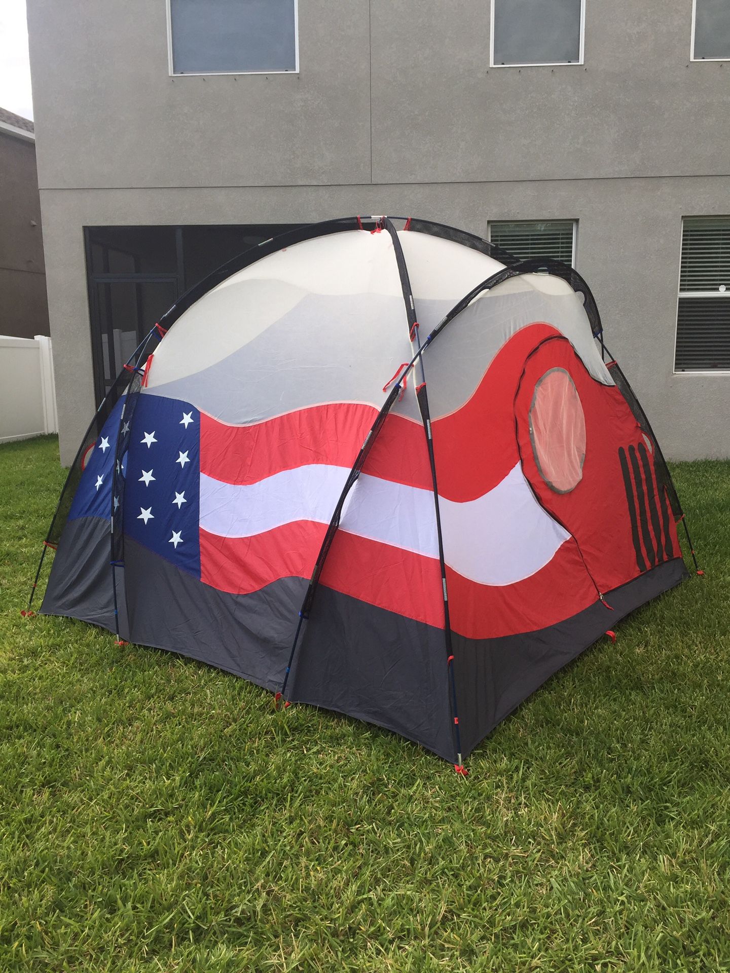 Jeep Patriotic Camping Tent for 4-5