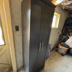 Brown Upright Cabinet / Pantry