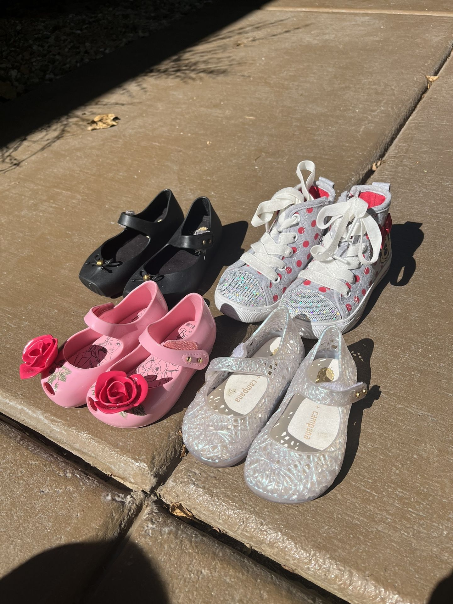 Mini Melissa Disney Mini Mouse Baby Shoes Size 4,5,6