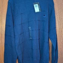 NEVER USED. Izod Men's Pullover Knit Crewneck Sweater Size Large 