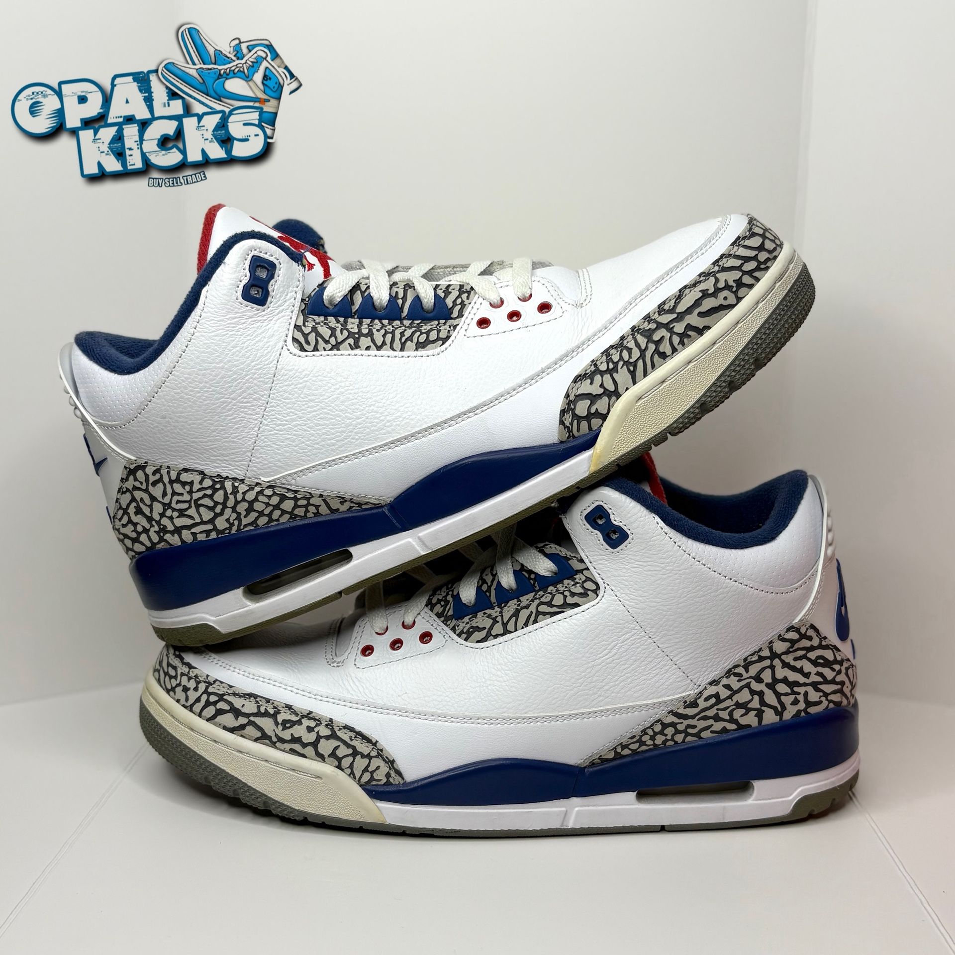 Size 13M - Jordan 3 “Tru Blue”