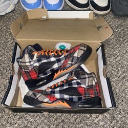 4Y Jordan 5 retro plaid 