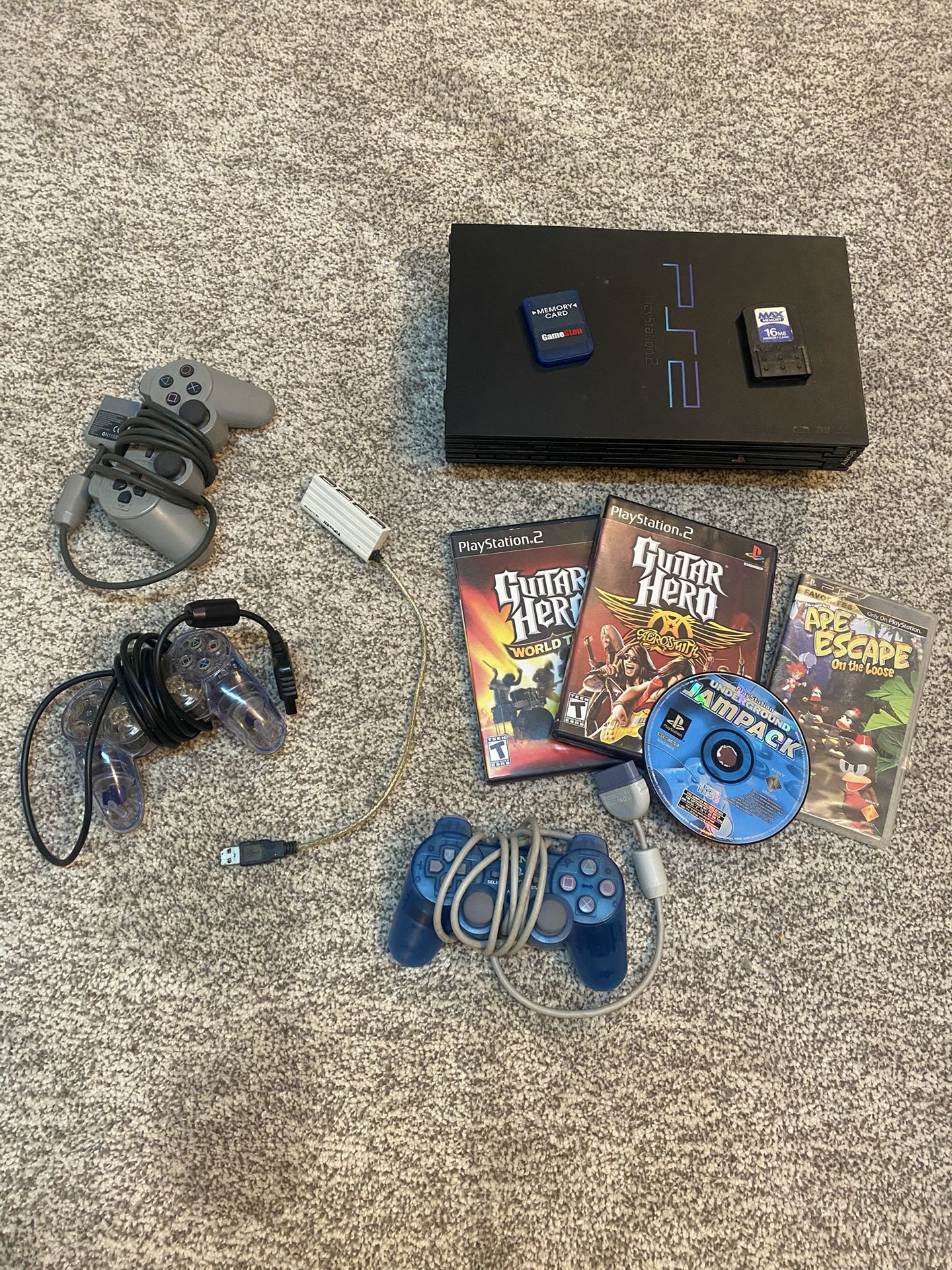Ps2 Fat Edition Bundle And Accessories