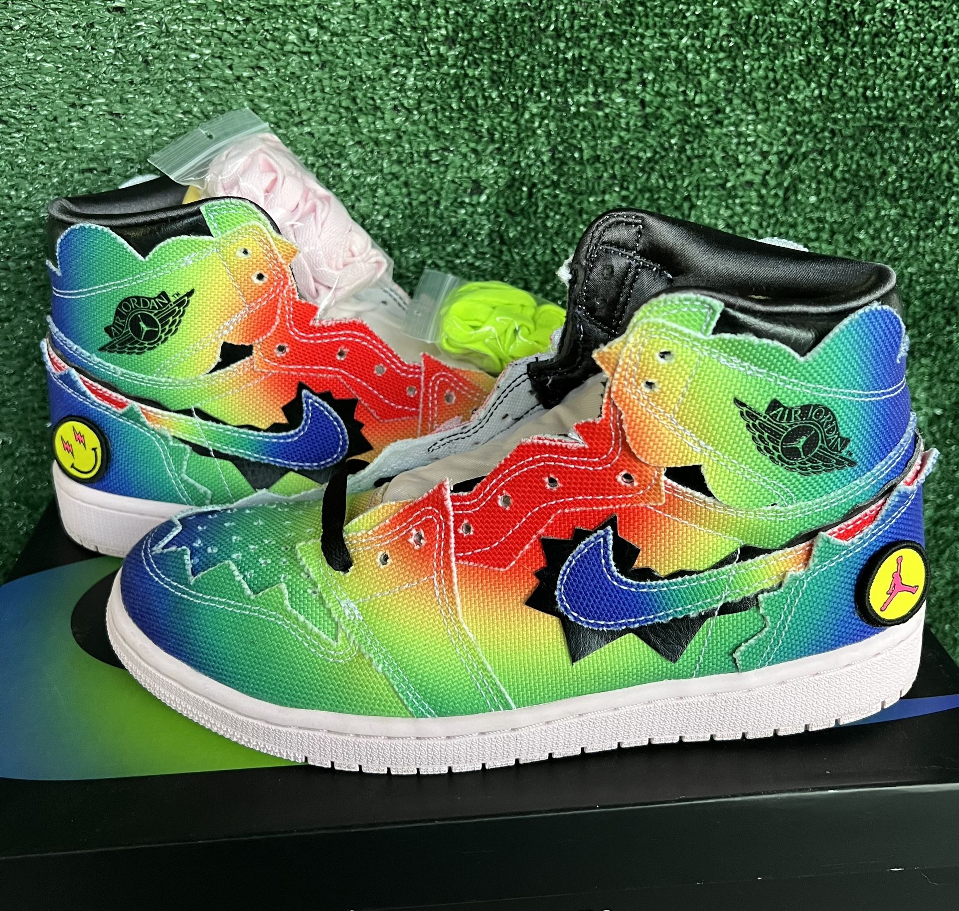 Jordan high J Balvin Size