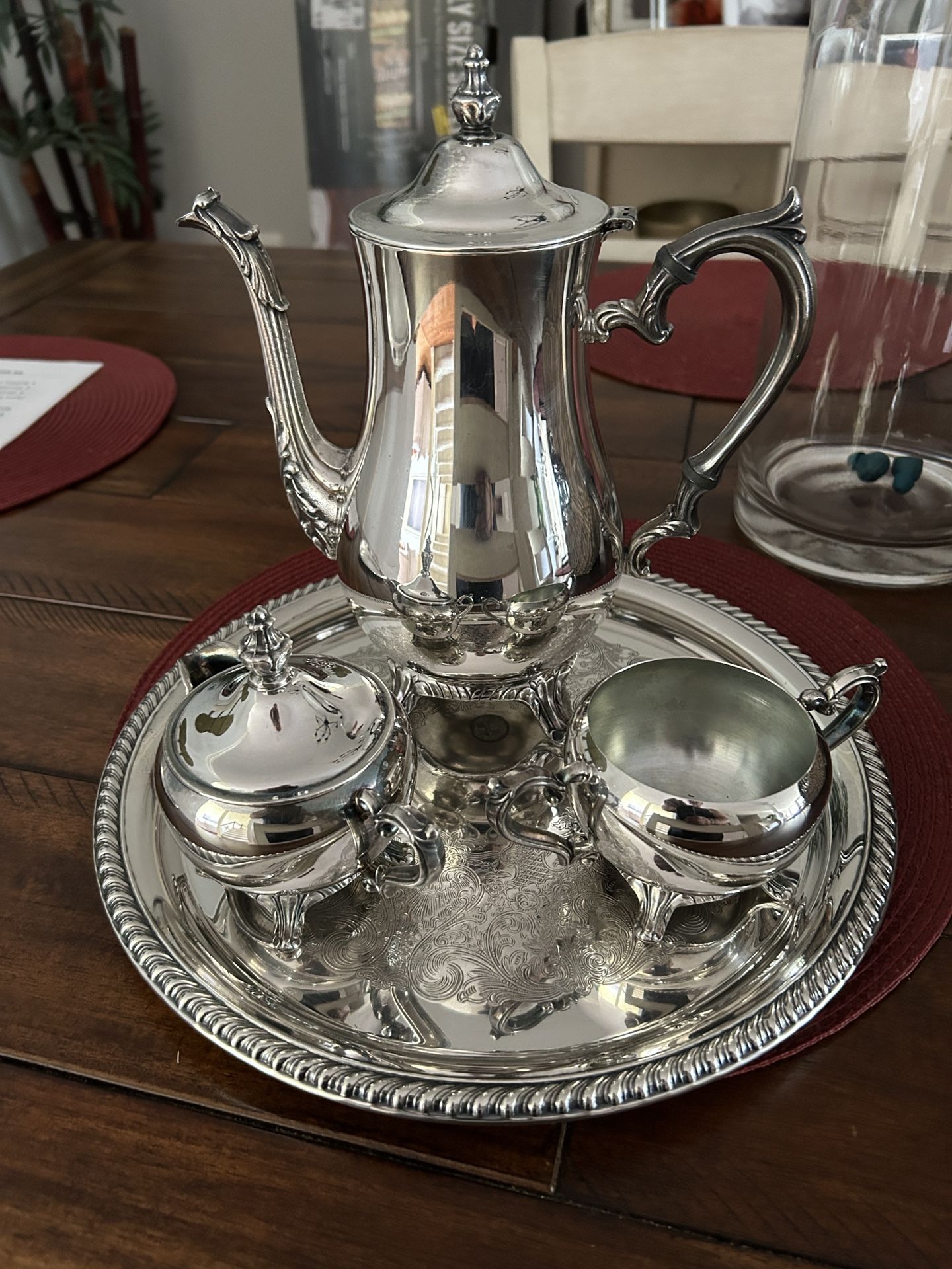 International Sterling Silver Tea Set