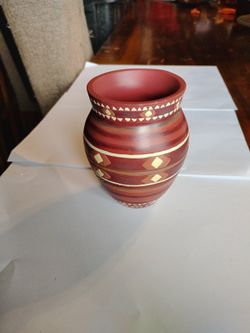 Vohann 5" Brown Pottery Vase