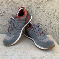 New Balance Mens 574 Sneakers Gray ML574NEB Suede Low Top Lace Up Size 9 M