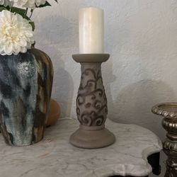 Very Nice Candle Holder 10 Inches Tall 