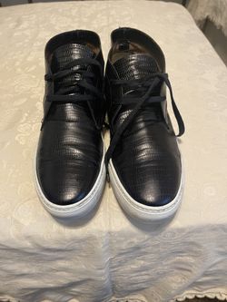 Barney’s New York Black leather sneakers size 11M(used)