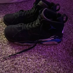 Nike Air Black Blue And White Size 6.5