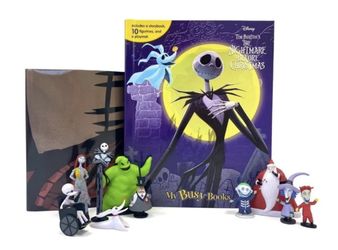 The Nightmare Before Christmas Book With Figurines