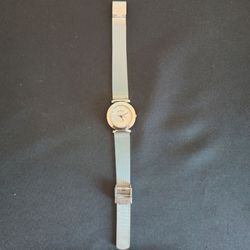 Women's Skagen Silver-Tone Mesh Watch - New Battery