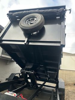 New 8x14x4 Dump Trailer