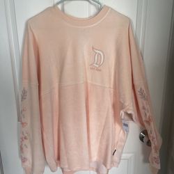 Embroidered Peach Disneyland Spirit Jersey  Size M