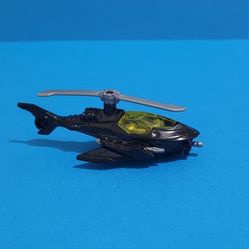Hot Wheels Helicopter  Loose - Batman  Batcopter - Black Helicopter.
