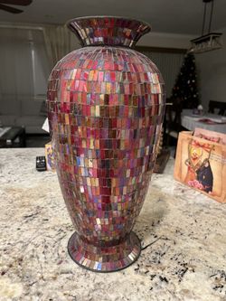 Glass Mosaic Vase