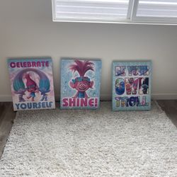 Trolls Canvas Decor 