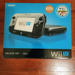 Nintendo Wii U Console wo/ Nintendoland, w/ Three Controllers  & One Game (Used)