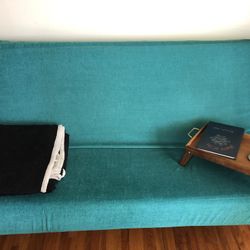 Queen Solid HardWood Memory Foam Futon