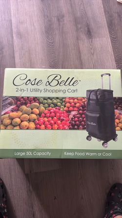 Cose Belle 2-in-1 Utility Shopping Cart