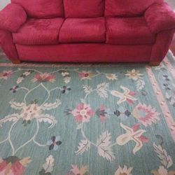 Sofa, Red Plush
