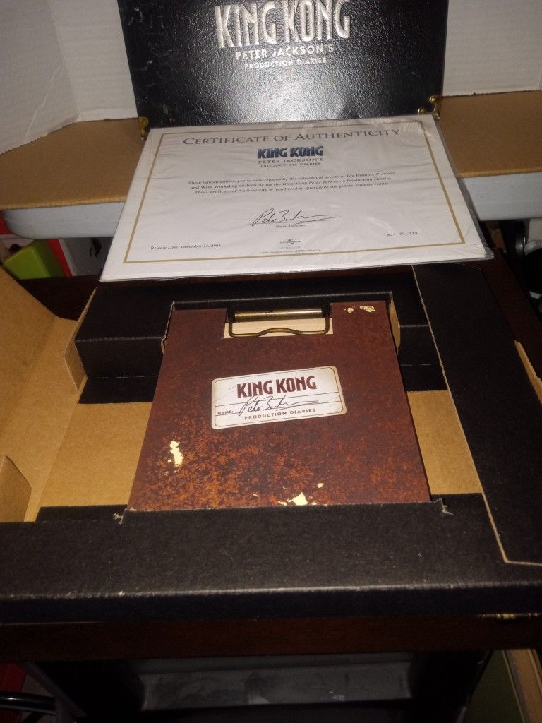 New Boxed Limited Edition King Kong 2005 Peter Jackson's Production Diaries $25 Firm