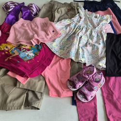 Bag $5 Girl used clothes size 4/6T