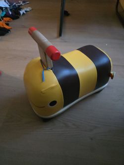 Bee ride on wood buggy Target.