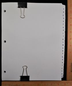 51 Sets Of Alpha Indexes For $150.