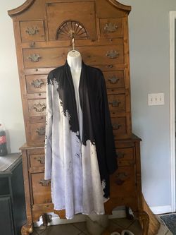 Woman’s Goth Open Duster Cardigan Size 3X