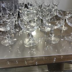 31 Glasses 1950’s Petite By Tiffin Franciscan Mint