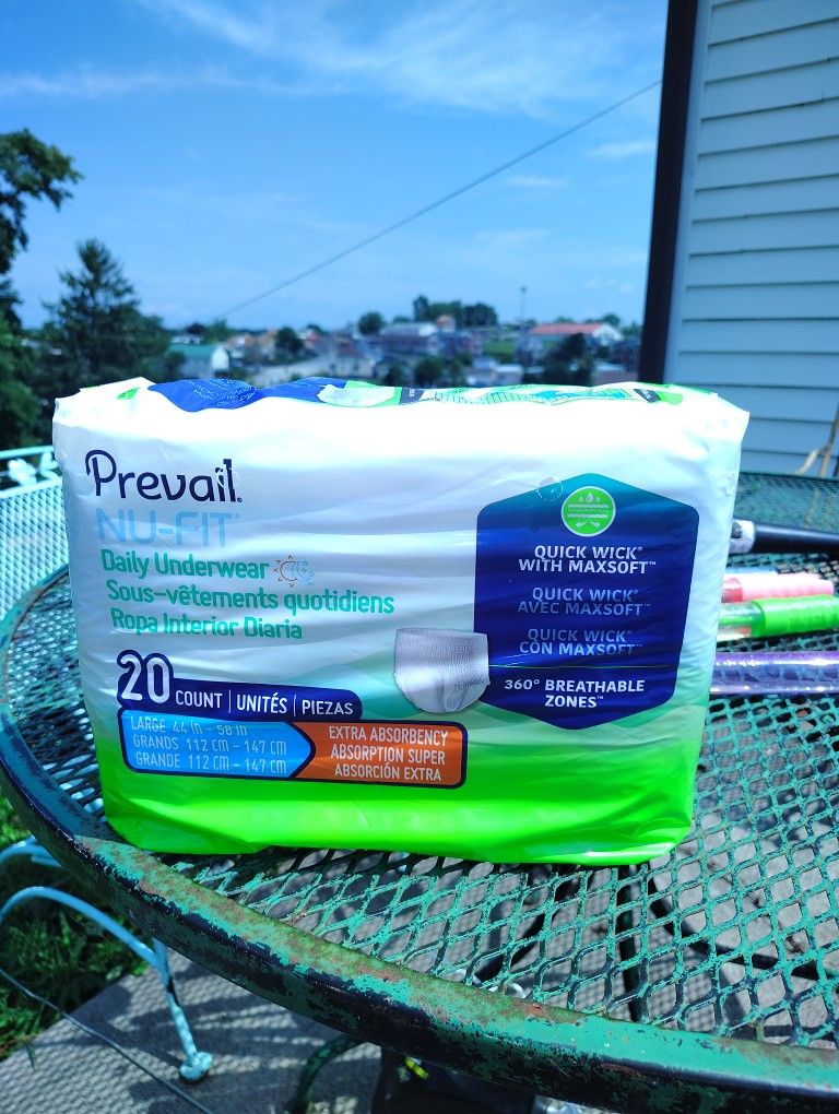 Size Large Adult Diapers Pull-up Kind 20 Count 5 Bucks A Bag Multiple Available