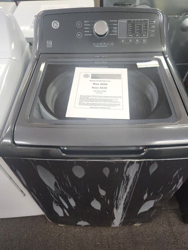 4.5 cu. ft. Water Level Control Top Load Washer in Dlamond Gray
