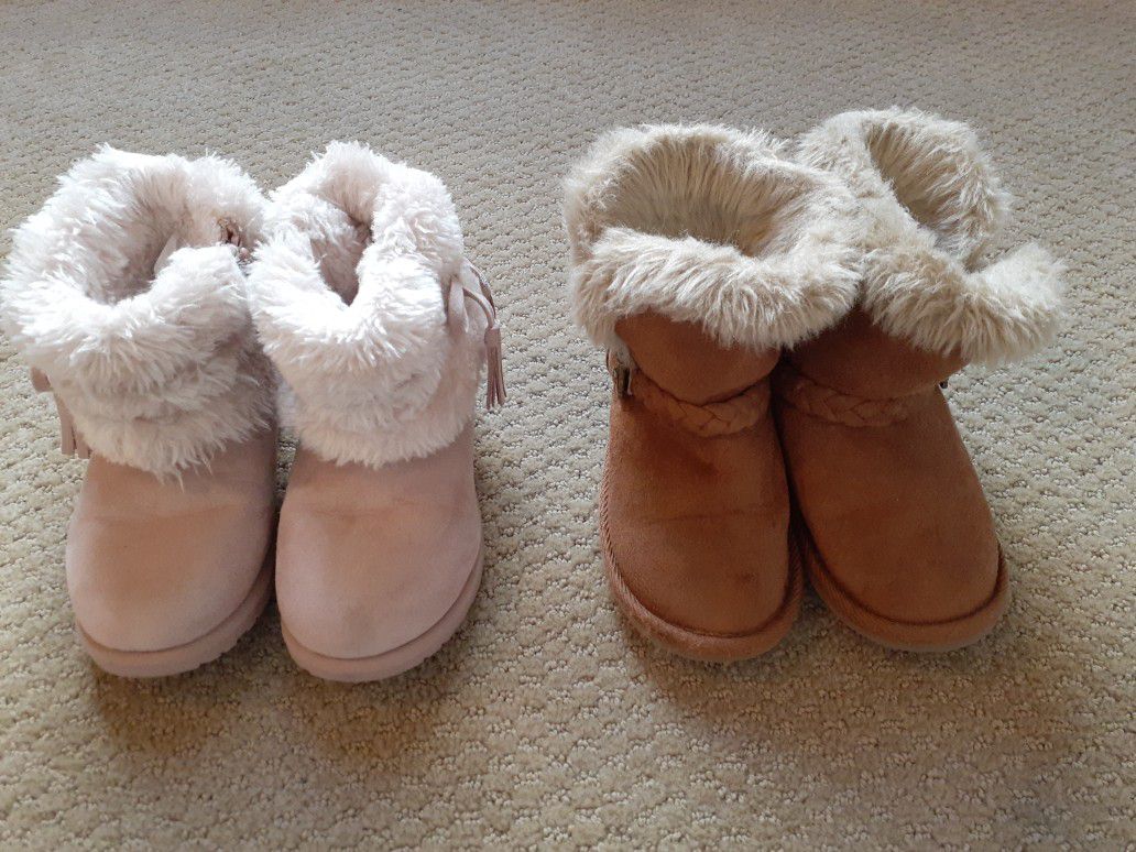 Pair of Girl Boots (Size 9 & 10)