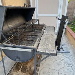 Double Barrel Barbecue Pit