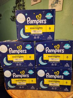 Pampers Overnight Size 6..$35 Each (Cada Caja)‼️‼️‼️