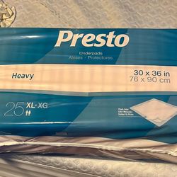 25 XL Presto Heavy Duty Underpads