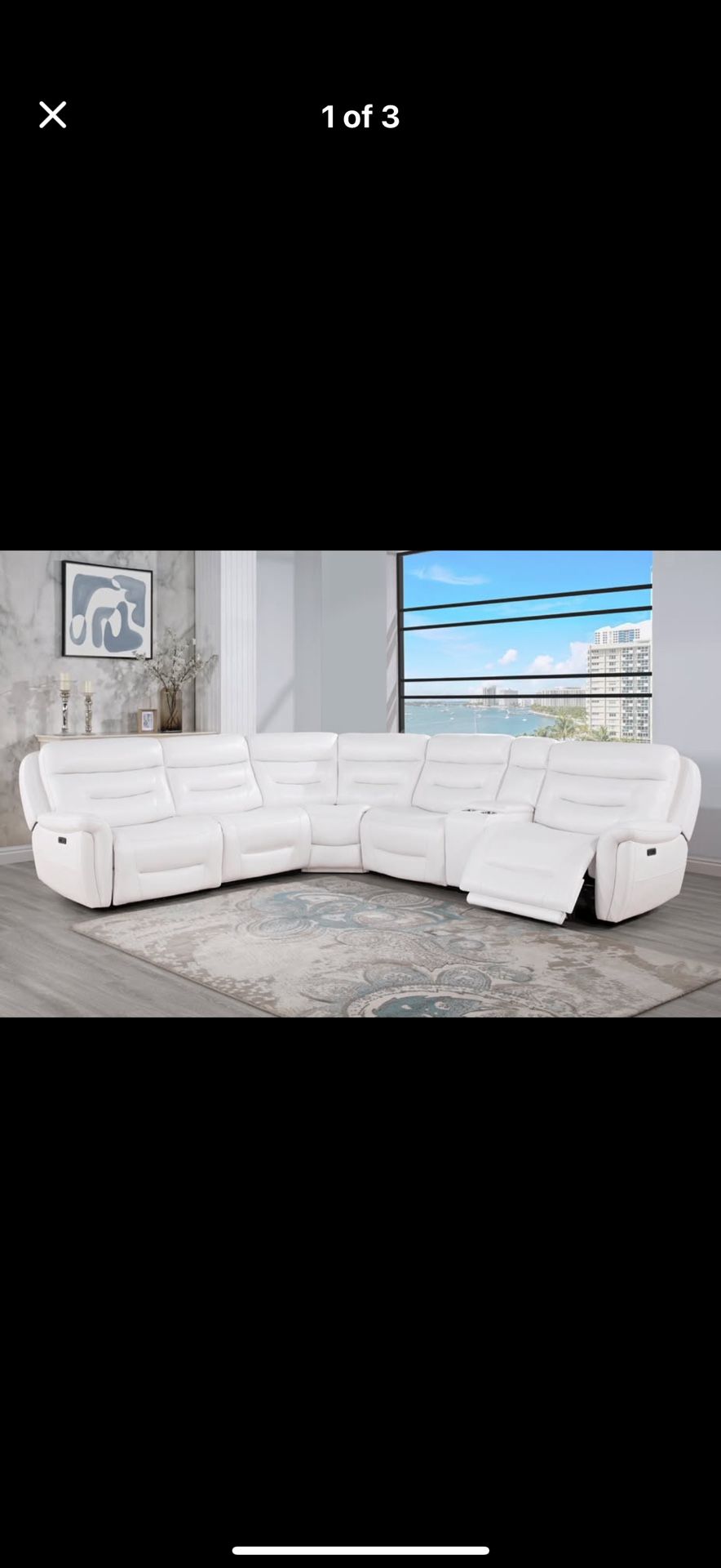 Sectional Sofa White With Light New