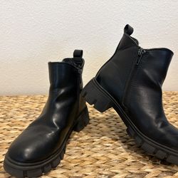 Girls MIA Black Boots - Size 1 - Simi Valley 