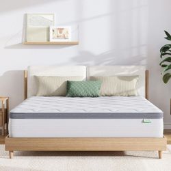 🔥New! 12" Queen Novilla Hybrid Pillow Top Mattress