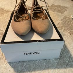 Nine West Lace up flats 