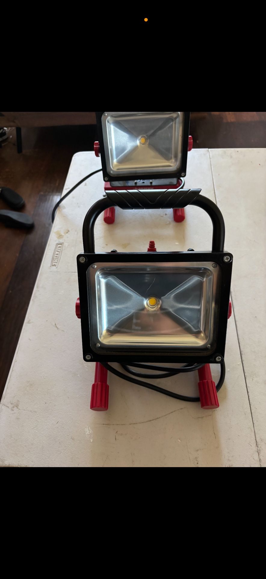 Set Of 2 Plug In Husky LED Lights