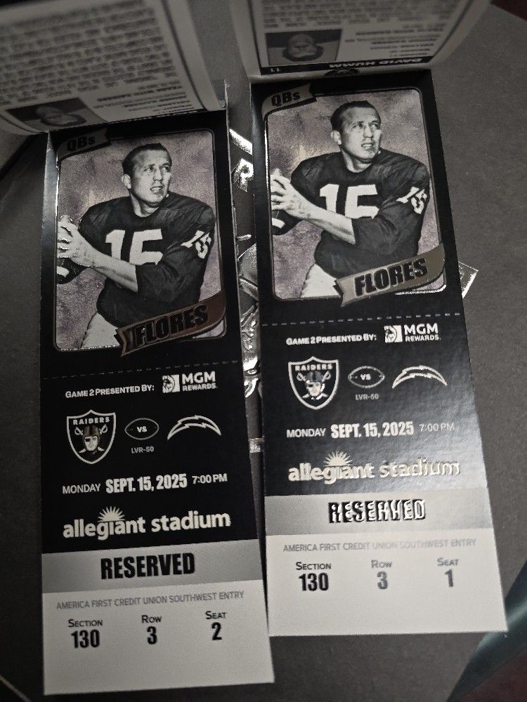 Raiders Vs Chargers Opening Game