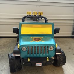 Kids Power wheels Ride on Jeep With Lights