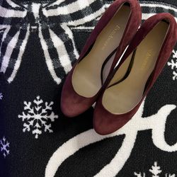 Enzo Angiolini Heels, Wine, 5” Size: 8M